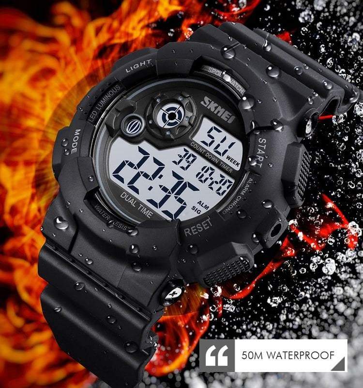 Skmei 1583 Original Digital Waterproof watch Round Sports watch for Men Skmei