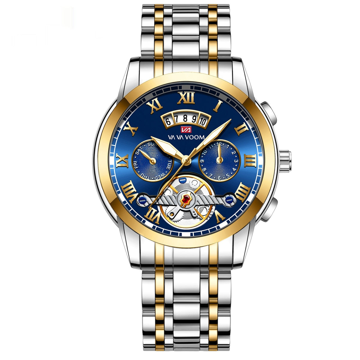 VA VA VOOM 2453 Tourbillon design Calendar Watch For Men