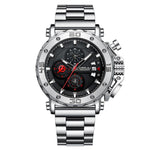 CRRJU Stainless Steel Quartz Watch For Men 2294 - TempoqWatch