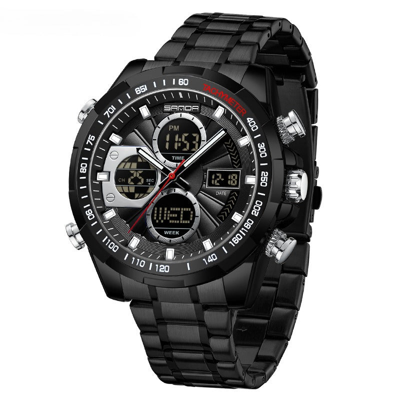 Sanda 5105 Multifunction Analog Digital Sports Watch for Men
