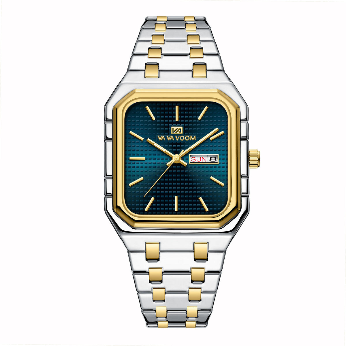 Va Va Voom 2881 Casual Stylish Luminous Square Quartz Watch For Men