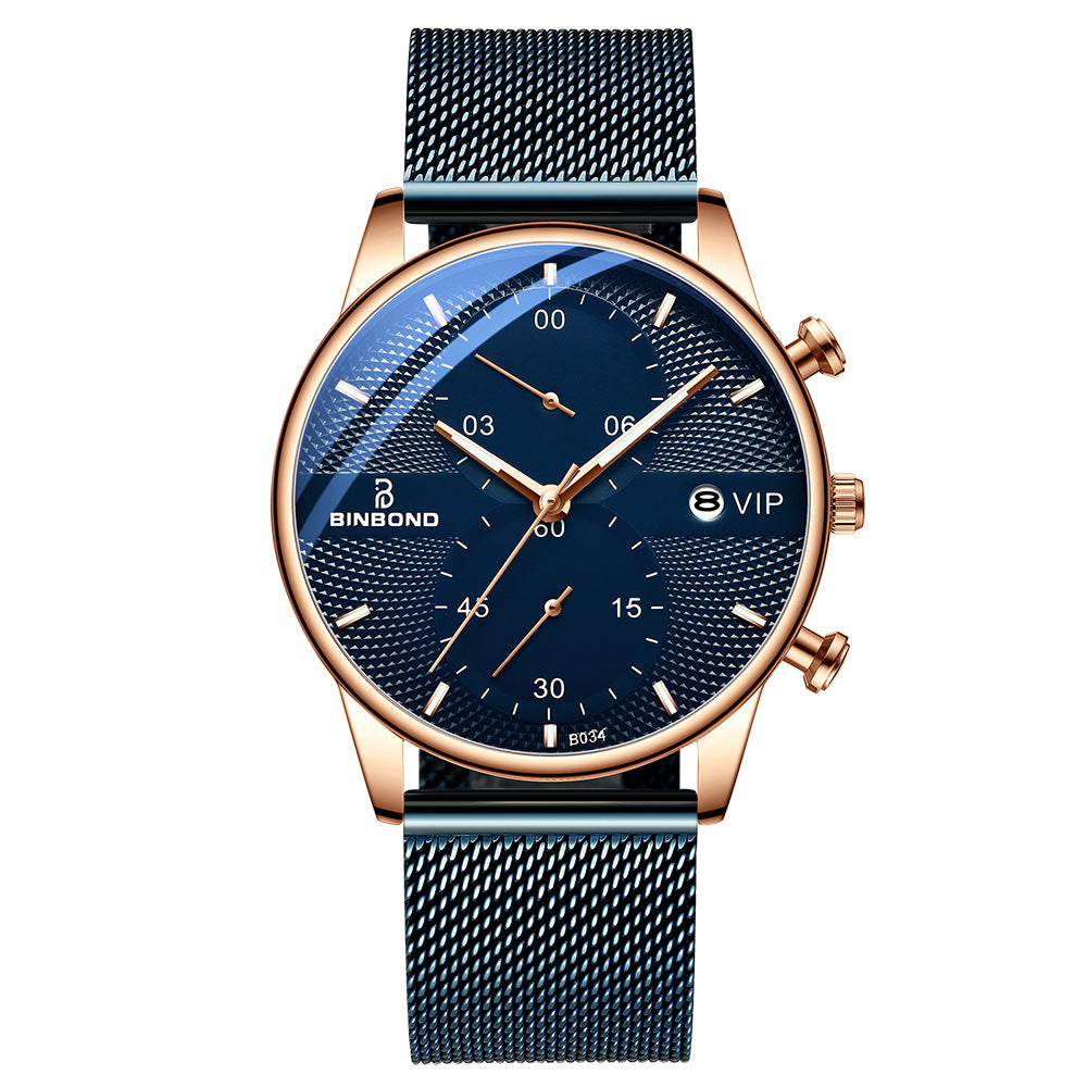 Binbond B0158 Slim Multifunction Luxury Quartz watch for Men
