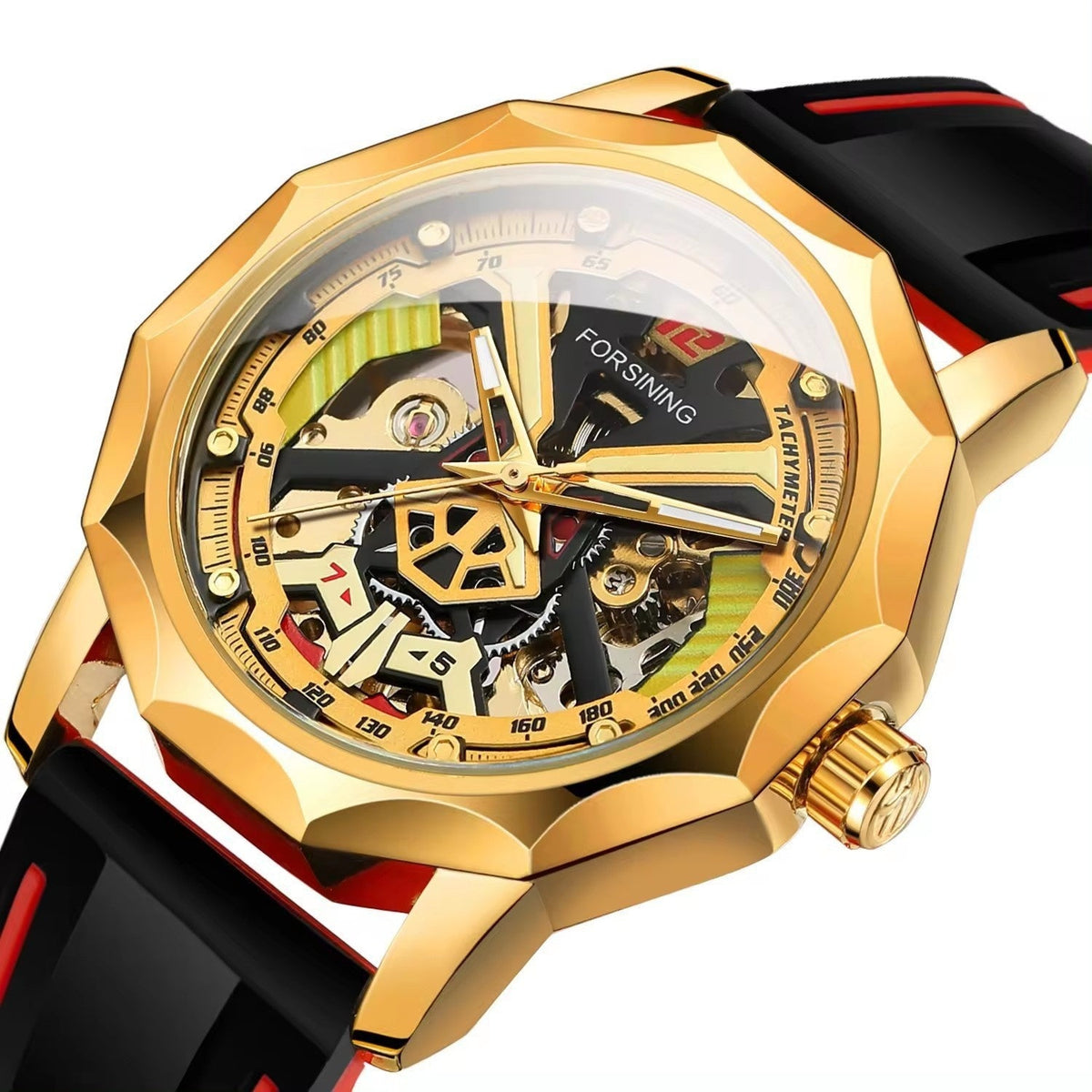 FORSINING 8284 Manual Hand Winding Mechanical Watch for Men FORSINING