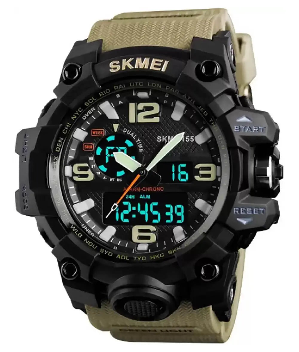 1155 Analog Digital Wrist watch For Men, Boys - Skmeico