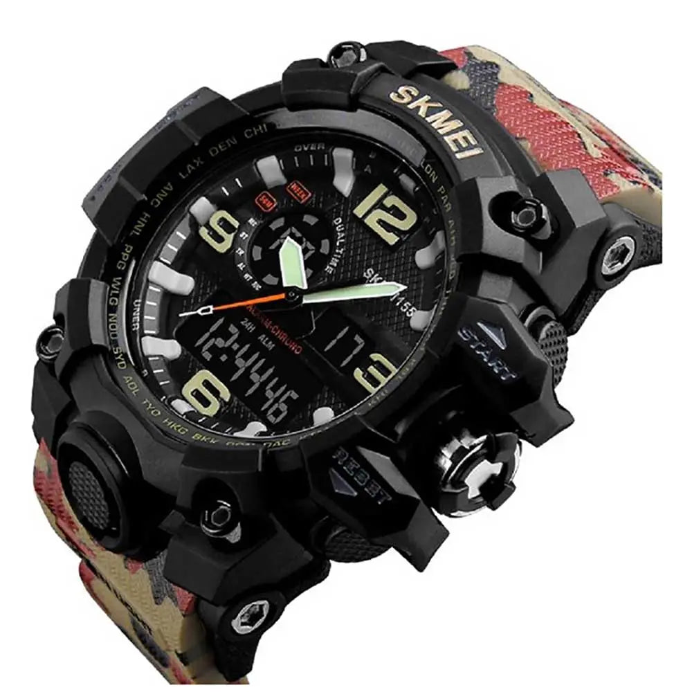 1155 Analog Digital Wrist watch For Men, Boys Skmei