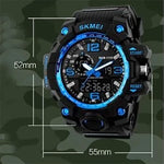 1155 Analog Digital Wrist watch For Men, Boys Red Skmei