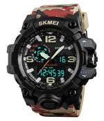 1155 Camouflage Analog Digital Wrist watch For Men, Boys Skmei