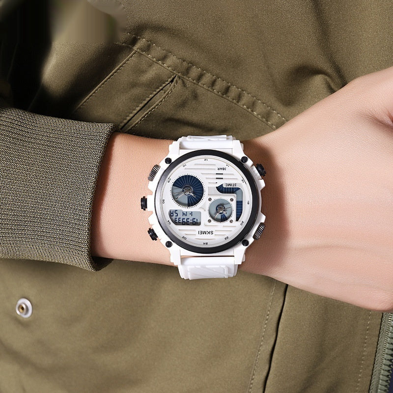 Skmei 2202 Outdoor Exploration Multi-Function Waterproof Silicone Paracord Watch for Men