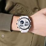 Skmei 2202 Outdoor Exploration Multi-Function Waterproof Silicone Paracord Watch for Men