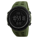 Skmei 1251 Original Digital Sports Watch Army Green - Skmeico