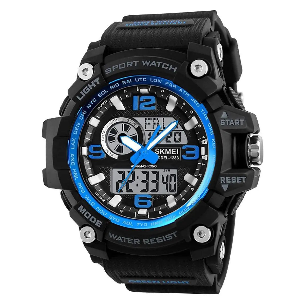 Tempoqwatch 1283 Analog Digital Sports Watch for Men