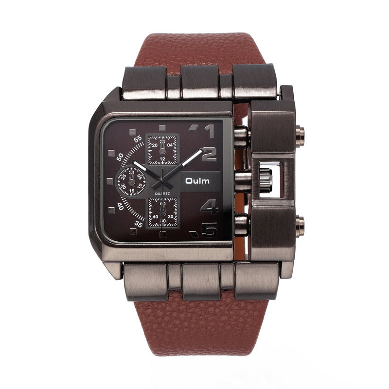 Oulm Casual single movement quartz watch for Men 3364