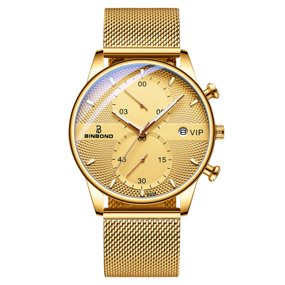 Binbond B0158 Slim Multifunction Luxury Quartz watch for Men