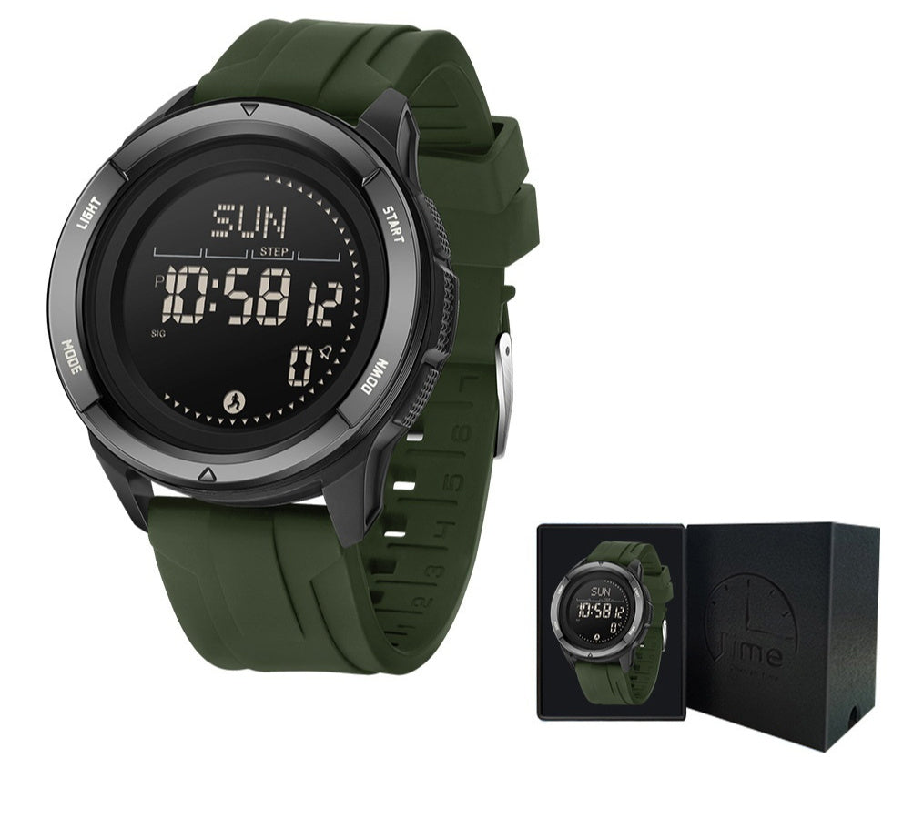 Sanda 2197 Compass Step Counter Digital Watch For Men