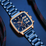 Mini Focus MF0314G Multifunctional Waterproof Quartz Watch for Men