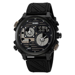 Skmei 2202 Outdoor Exploration Multi-Function Waterproof Silicone Paracord Watch for Men
