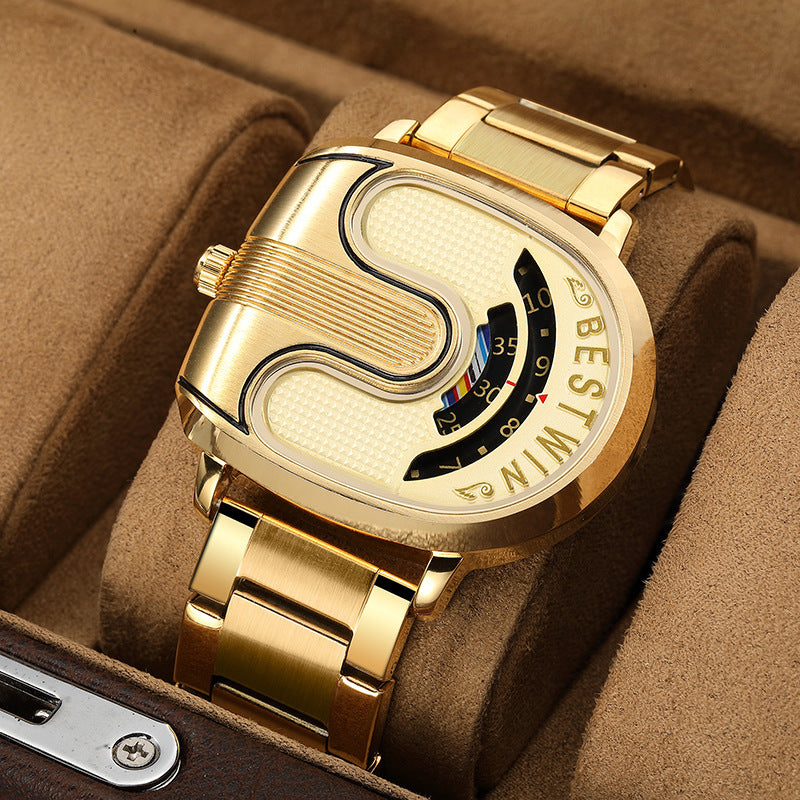 Bestwin 988 Men's U-shaped Quartz Watch