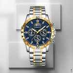 CRRJU 2320 Multifunctional Moon Phase Calendar Quartz Watch for Men
