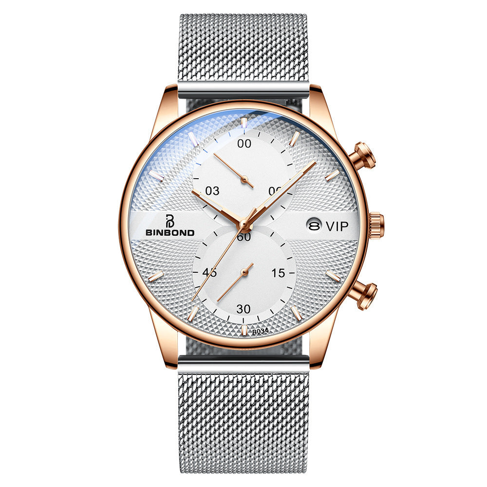 Binbond B0158 Slim Multifunction Luxury Quartz watch for Men