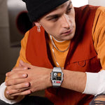 Sanda 3192 Multi time Analog Digital Watch for Men