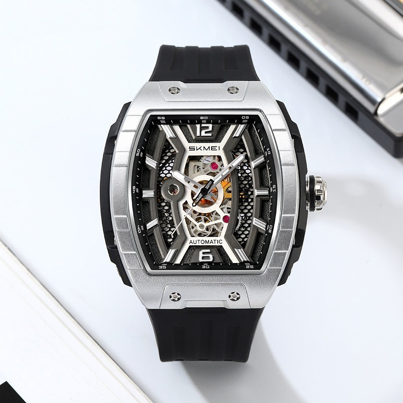 Skmei M033 Wine Barrel Mechanical Automatic Watch for Men