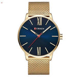 Curren 8238 Men's Fashion Stainless Steel Strap Wrist Quartz Watch - TempoqWatch