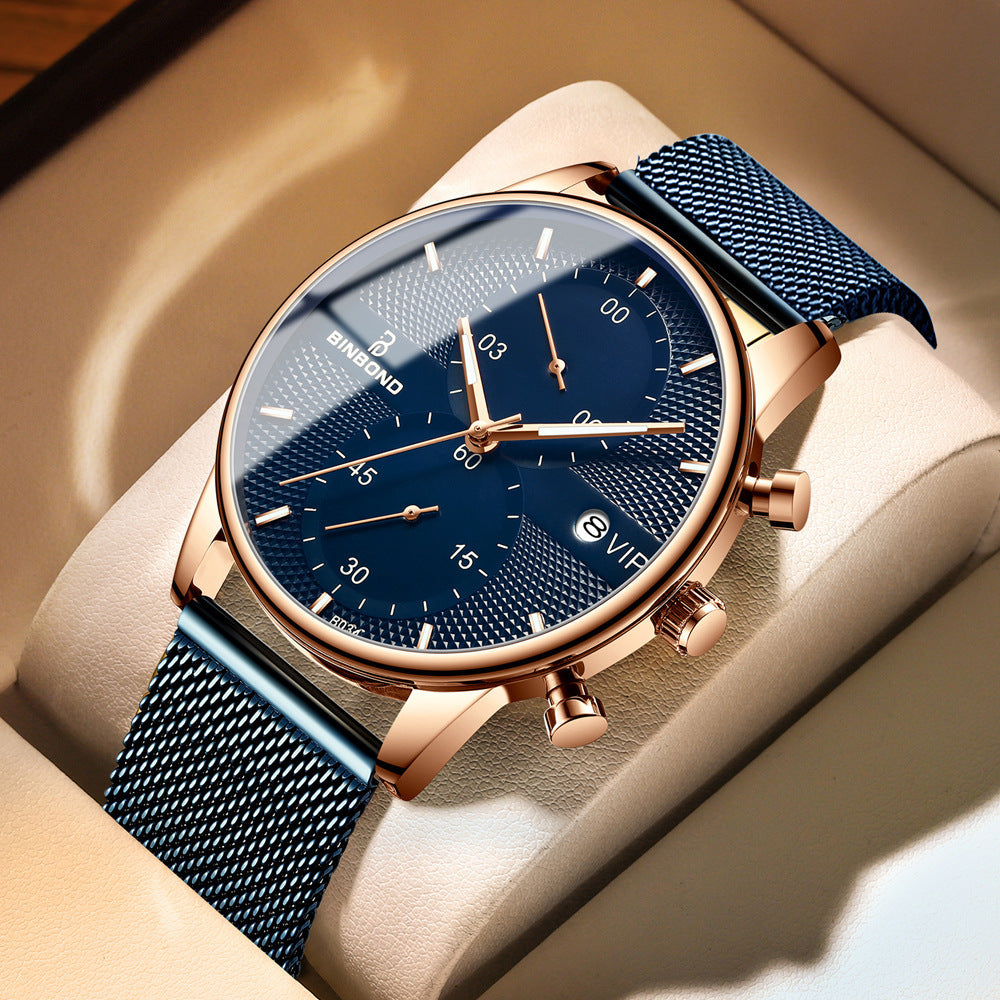 Binbond B0158 Slim Multifunction Luxury Quartz watch for Men