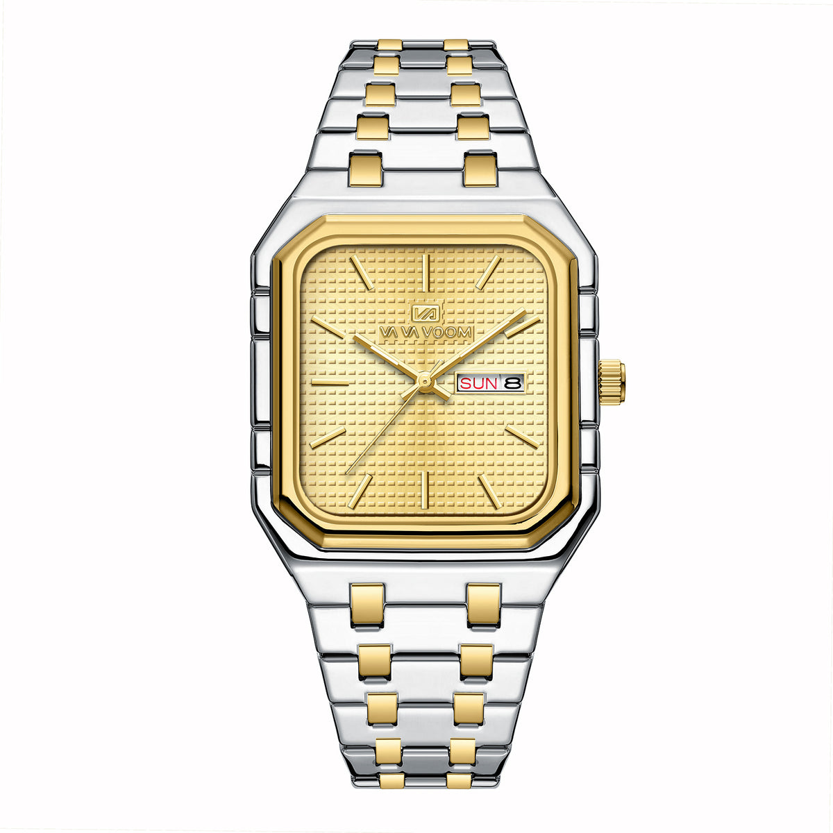 Va Va Voom 2881 Casual Stylish Luminous Square Quartz Watch For Men