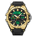 Sanda 3313 Multifunctional Outdoor Luminous Waterproof Watch For Men
