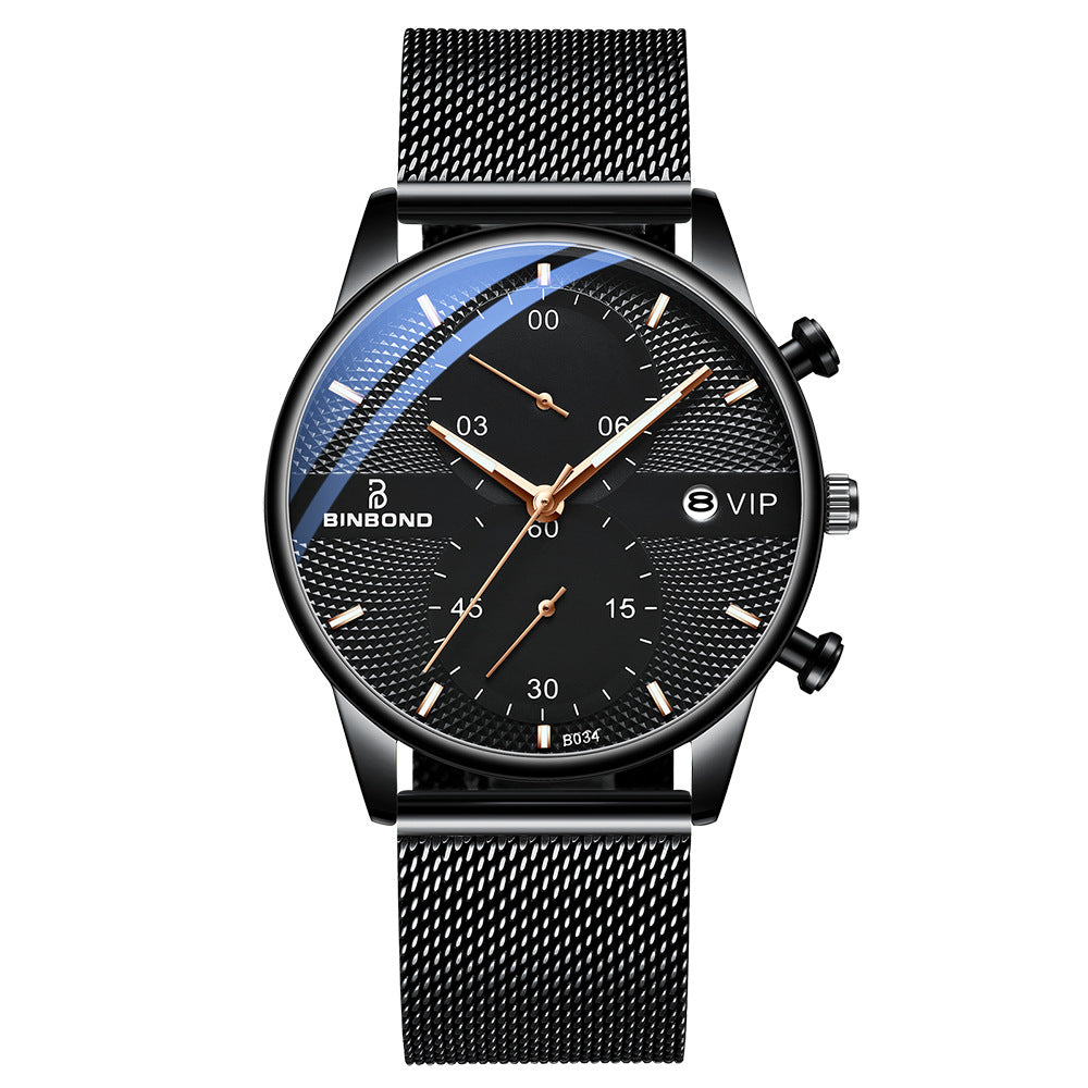Binbond B0158 Slim Multifunction Luxury Quartz watch for Men