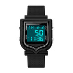 Sanda 388 Stylish Fashionable Square Outdoor Sports Digital Watch Sanda