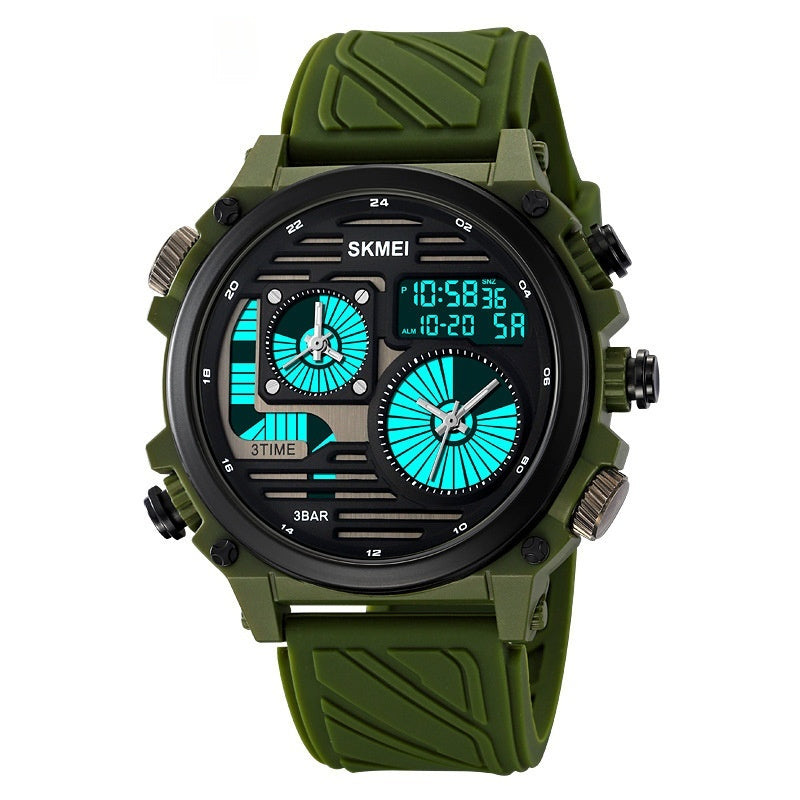 Skmei 2202 Outdoor Exploration Multi-Function Waterproof Silicone Paracord Watch for Men