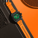 Sanda 6235 Barrel-shaped Waterproof Multifunctional Alarm Sports Watch For Men