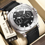 Poedagar 690 Stylish Multifunctional Waterproof Casual Trendy Watch For Men