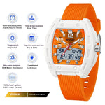 Sanda 6330 Sporty Stylish And Energetic Bucket-style Wristwatch for Men AKDPN