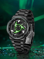 Neverstop 946 Rotating Bezel Dial Quartz Watch With A Sporty Design For Men