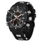 Sanda 6162 Multifunctional Waterproof watch for men 51mm dial