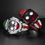 Nibosi 2506 Russian Clown Leather Waterproof Men's Watch