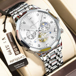 Poedagar 938 Moonphase Multifunctional Quartz Watch For Men