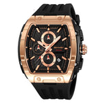 Skmei 2363 Multi-function Chronograph Three-hand Watch Barrel-shaped Quartz watch for men Skmei