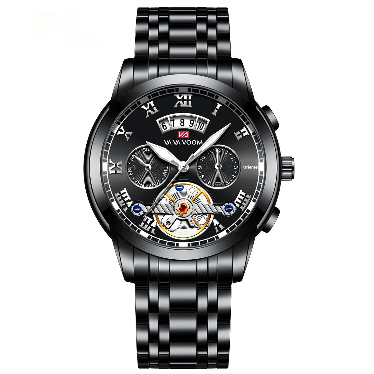 VA VA VOOM 2453 Tourbillon design Calendar Watch For Men