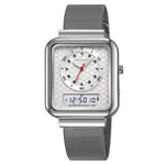 Skmei 2466 Steel Body multifunctional Square watch for Men