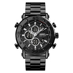 SKMEI 1636 Steel body Analog Digital Sports watch for Men