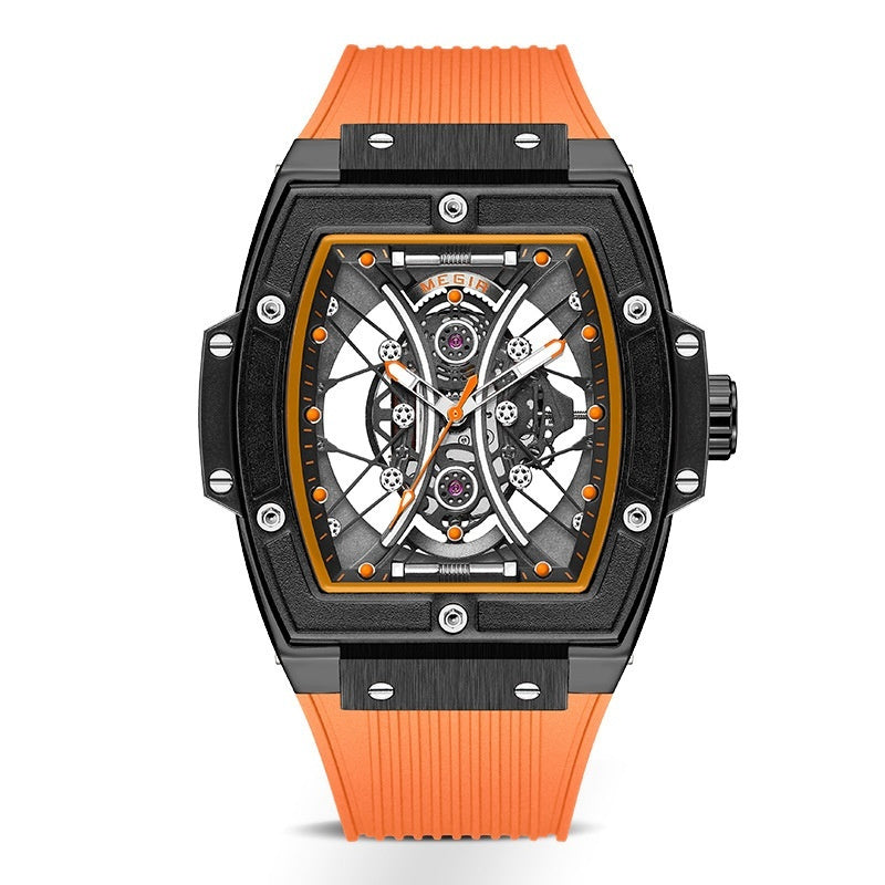 Megir 8019G Silicone Strap Luminous Luxury Sports Watch For Men