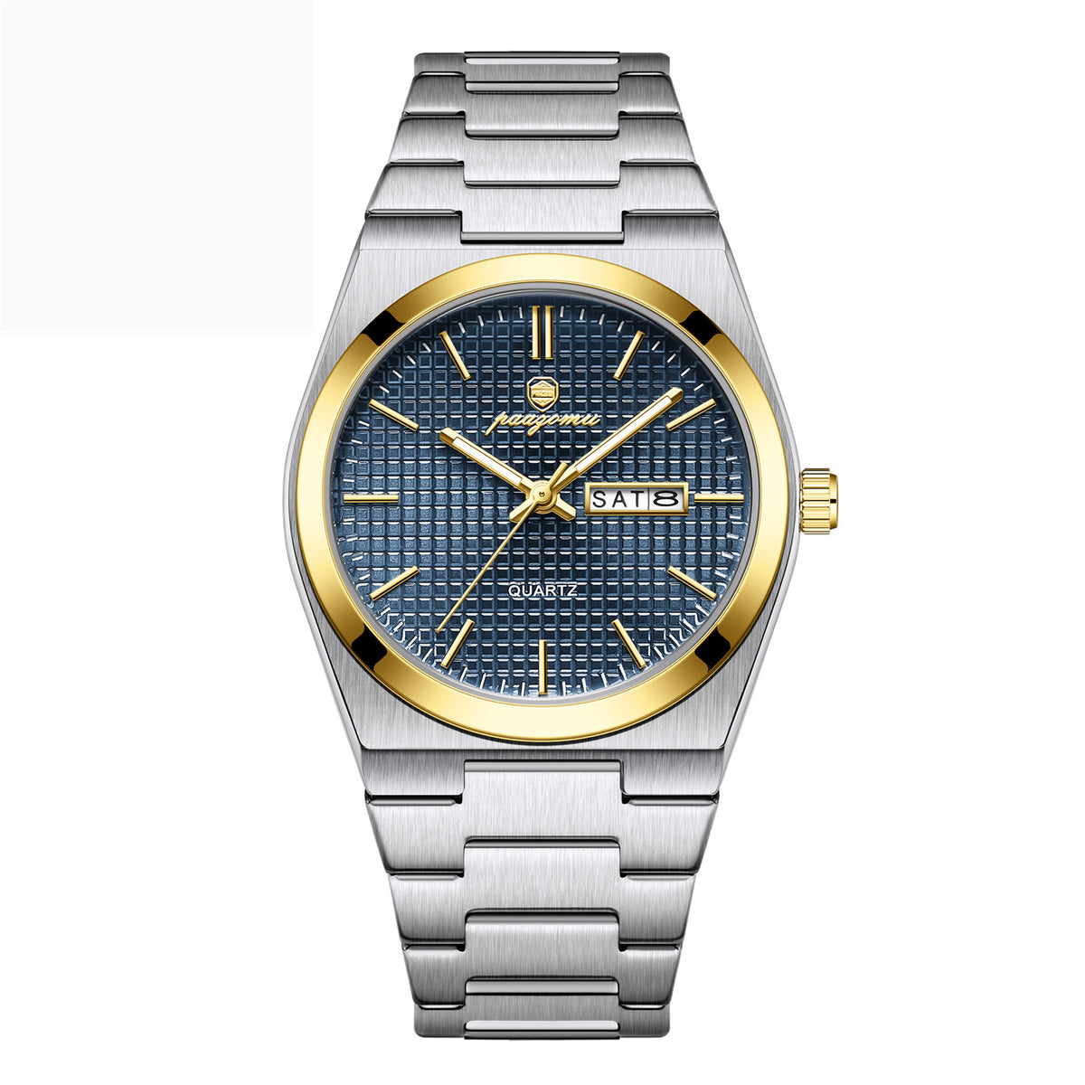 Poedagar M821 Luminous Quartz Calendar Watch For Men