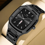 VA VA Voom 2831 Business Octagonal Creative Dual-Date Steel-Strap Quartz watch for men