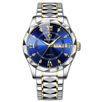 BINBOND Waterproof Luminous Dual Calendar Watch Men's