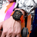 Bonarger 8026 Electronic Multi-functional Sports Luminous Waterproof Watch For Men 