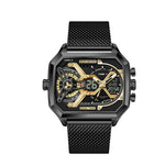 Bonarger 8026 Electronic Multi-functional Sports Luminous Waterproof Watch For Men 