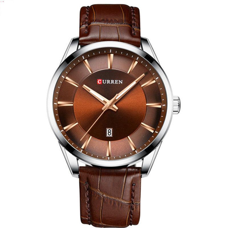 Curren Men's Business Belt Calendar Waterproof Quartz Watch - Skmeico